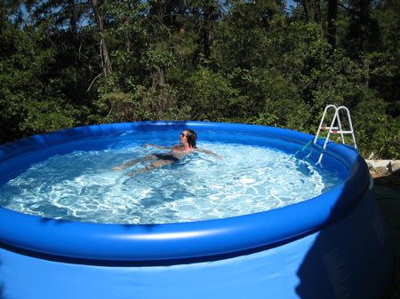 real swimming pool