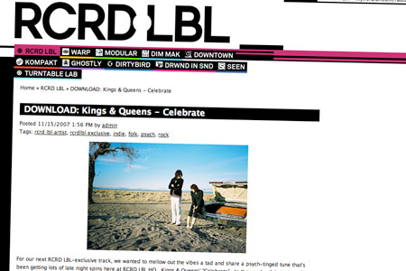 RCRD LBL